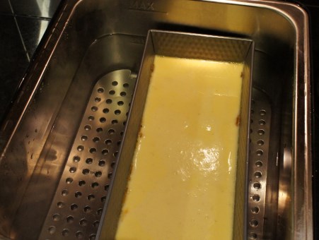 In the sous vide basin