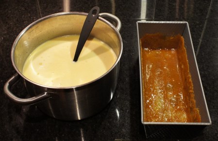Mixture and caramel