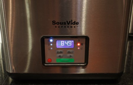Sous vide temperature