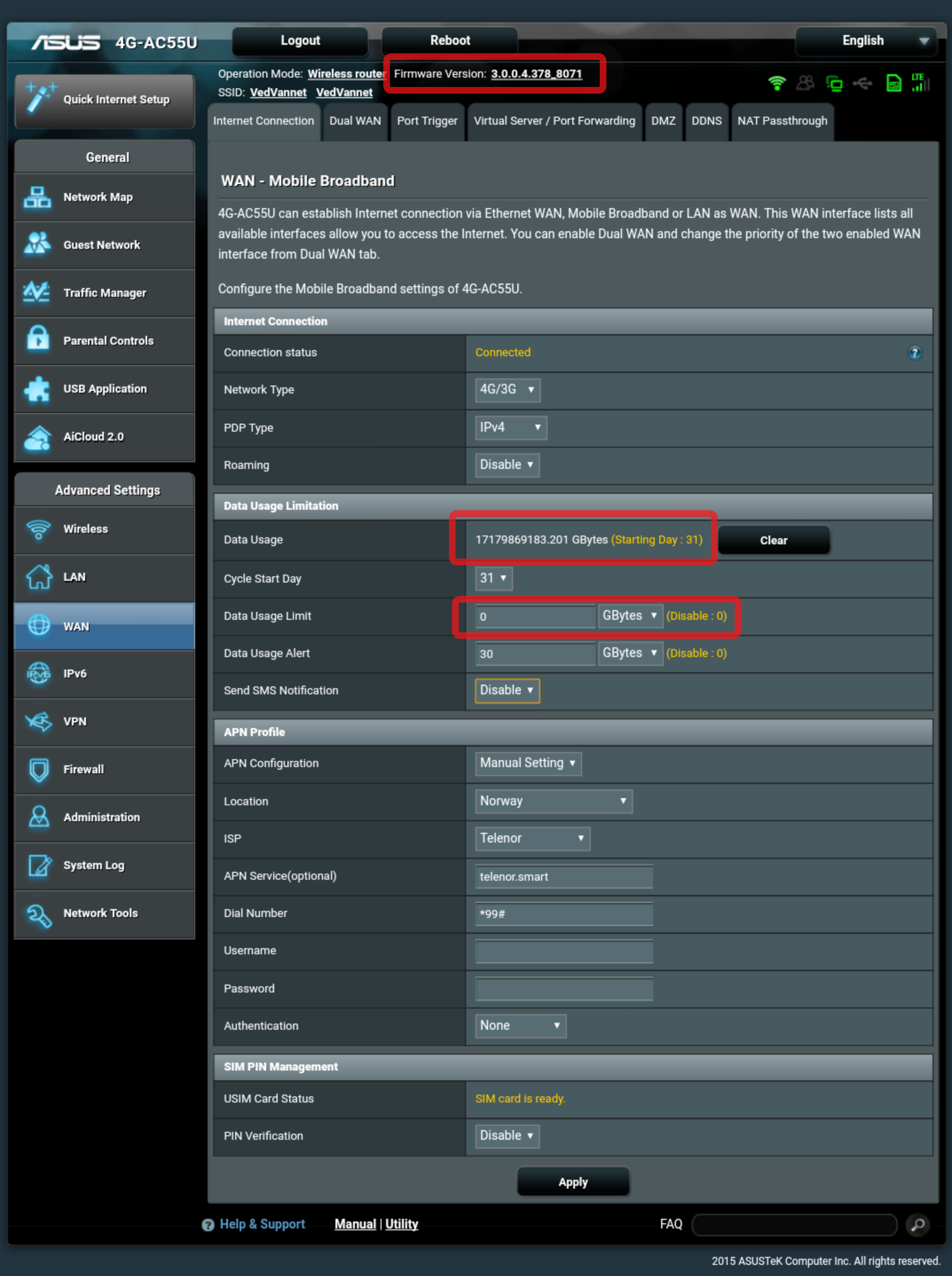 Extreme (wrong) data usage
